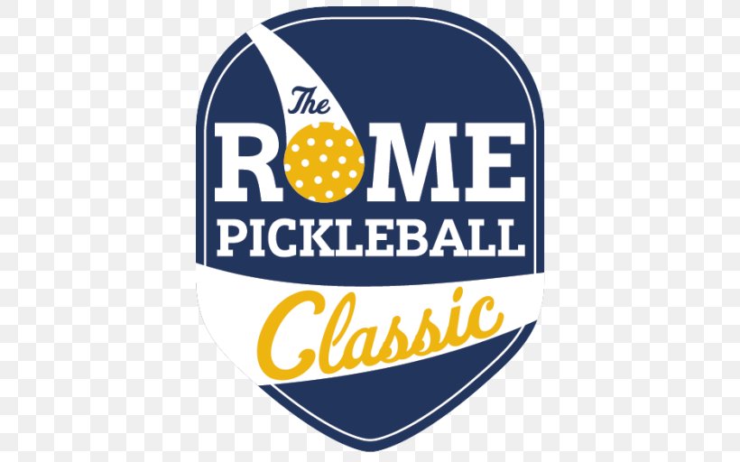 Rome Pickleball Classic Comedian Logo Brand, PNG, 512x512px, Pickleball, Architectural Engineering, Area, Brand, Building Download Free