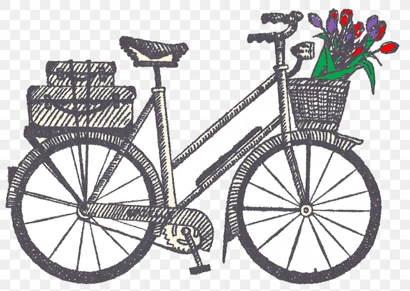 Bicycle Wheels Paper Rubber Stamp Postage Stamps, PNG, 1051x748px, Bicycle Wheels, Bicycle, Bicycle Accessory, Bicycle Basket, Bicycle Drivetrain Part Download Free