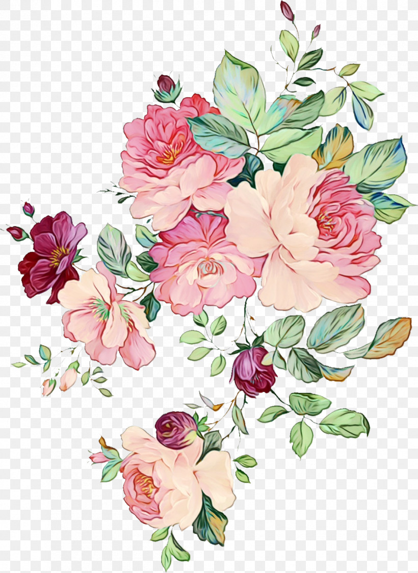 Garden Roses, PNG, 1108x1519px, Watercolor, Artificial Flower, Azalea, Branch, Cabbage Rose Download Free