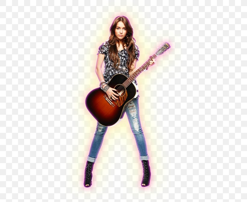 Miley Stewart Acoustic Guitar Musician String Instruments, PNG, 388x669px, Watercolor, Cartoon, Flower, Frame, Heart Download Free