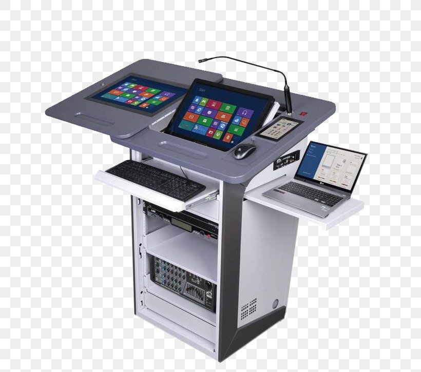 동양통상 Multimedia Business Interactivity Podium, PNG, 731x725px, Multimedia, Business, Computer Hardware, Computer Monitors, Desk Download Free