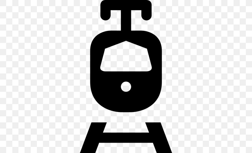 Rail Transport Train Clip Art, PNG, 500x500px, Rail Transport, Area, Black, Black And White, Brand Download Free
