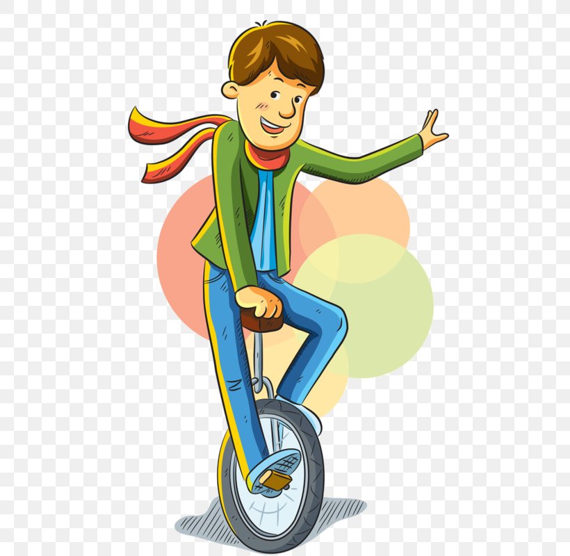 Vector Graphics Unicycle Clip Art Illustration, PNG, 509x800px, Unicycle, Automotive Wheel System, Cartoon, Cycling, Drawing Download Free