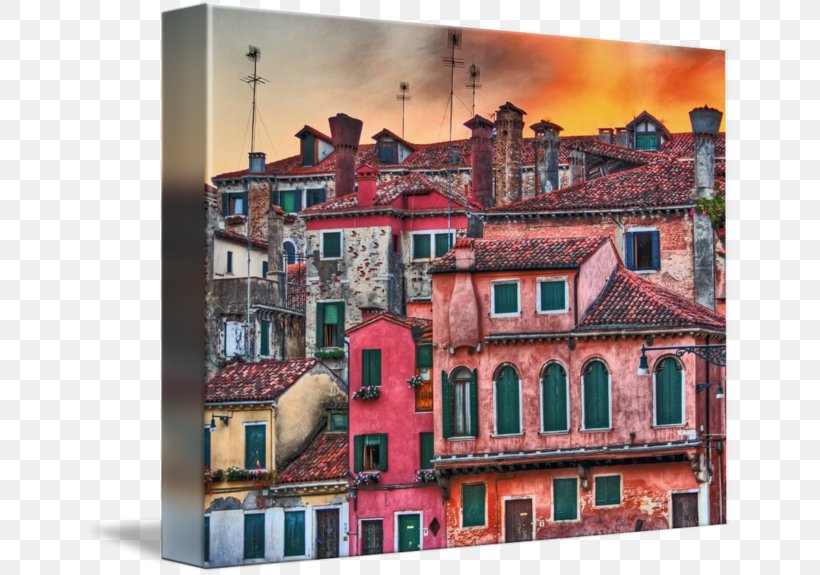 Window Venice On Fire Gallery Wrap Facade Collage, PNG, 650x575px, Window, Art, Building, Canvas, Collage Download Free
