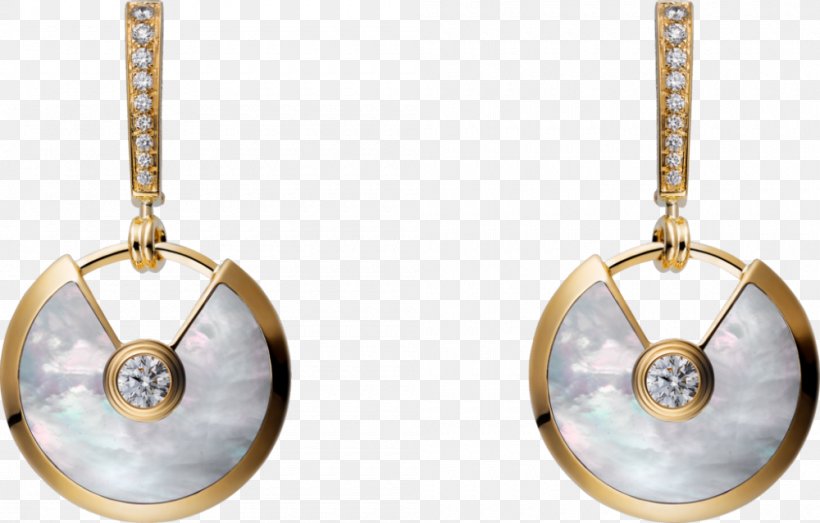 Earring Cartier Jewellery Colored Gold, PNG, 1000x638px, Earring, Amulet, Body Jewelry, Brilliant, Carat Download Free
