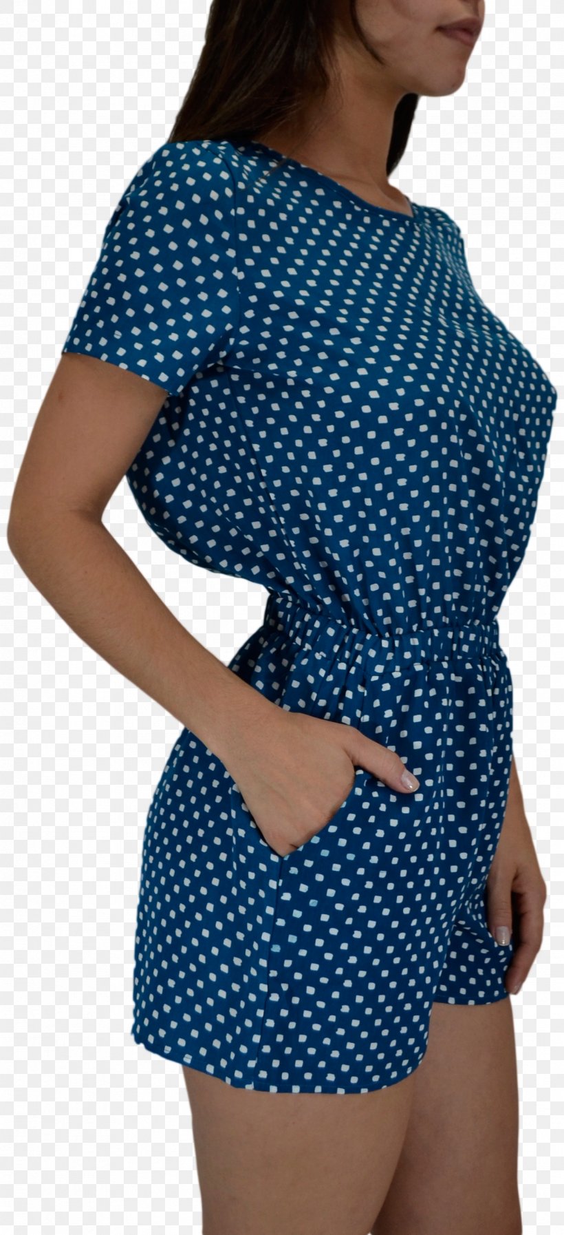 Polka Dot Shoulder Top Blouse Sleeve, PNG, 1272x2784px, Polka Dot, Blouse, Blue, Clothing, Cobalt Blue Download Free