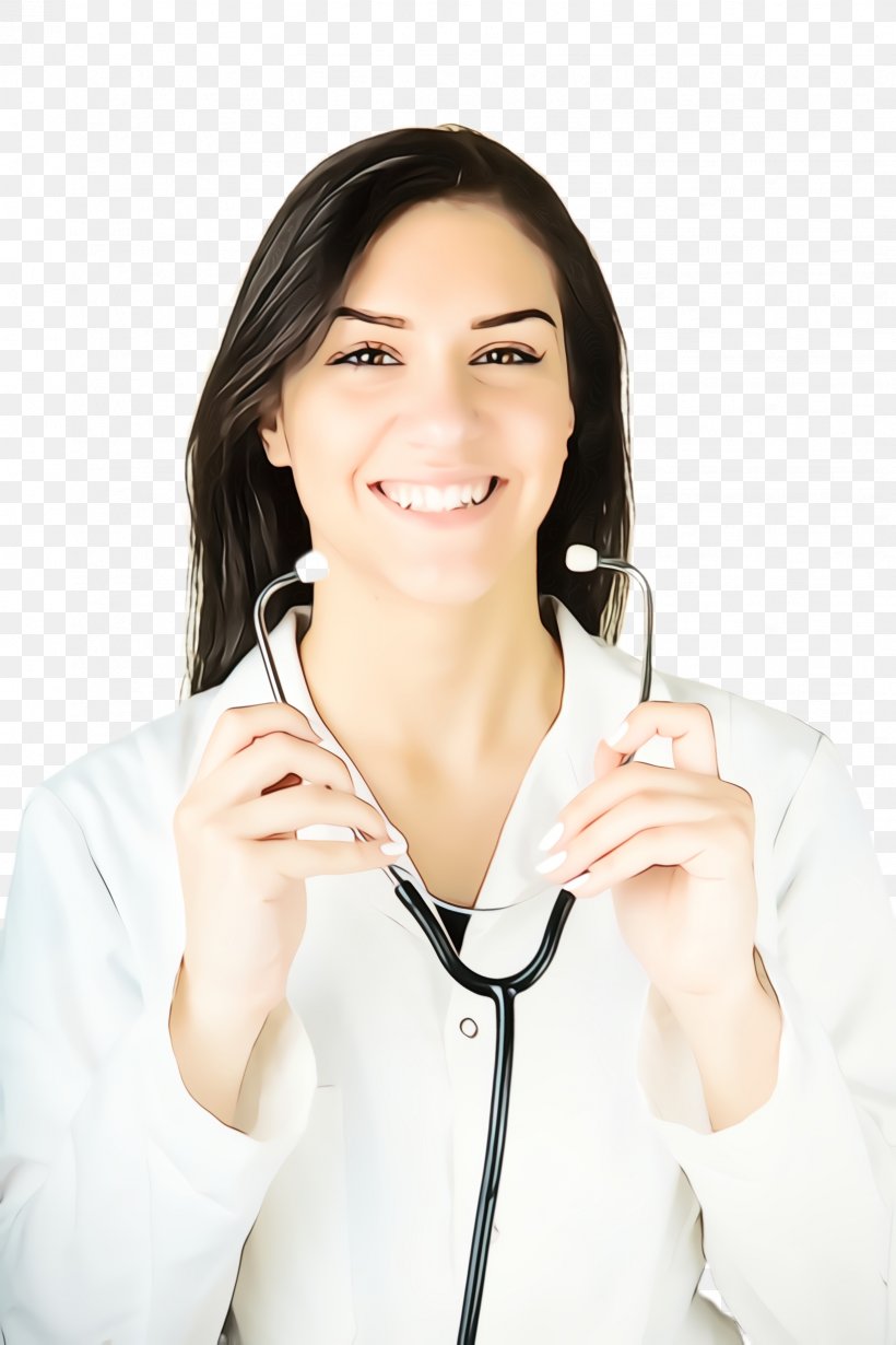 Stethoscope, PNG, 1632x2448px, Watercolor, Gesture, Health Care Provider, Medical Equipment, Neck Download Free
