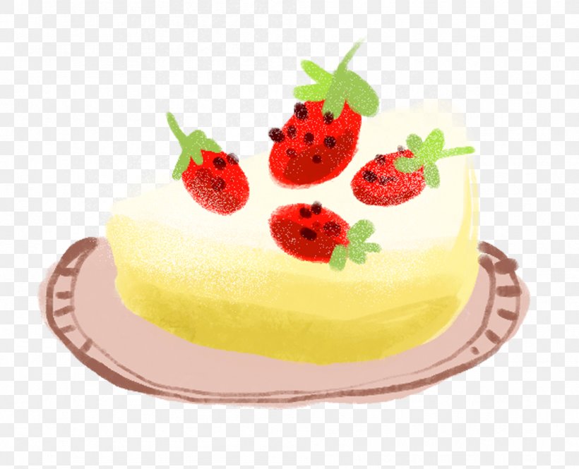 Strawberry Cream Cake Watercolour Flowers Watercolor Painting, PNG, 1892x1535px, Strawberry Cream Cake, Amorodo, Bavarian Cream, Buttercream, Cake Download Free