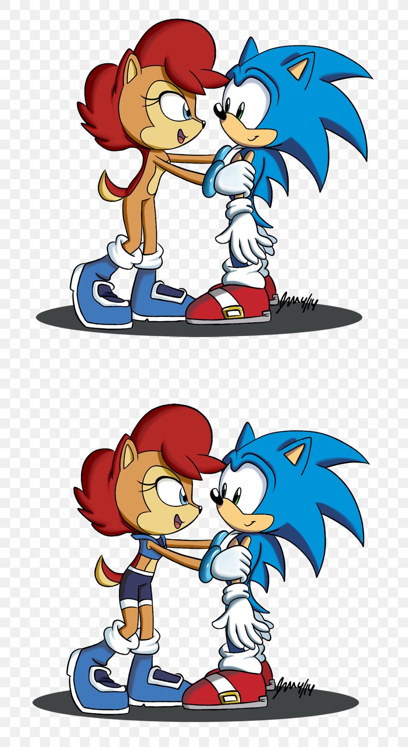 Sonic The Hedgehog Sonic & Sally Princess Sally Acorn YouTube Tails, PNG, 734x1500px, Sonic The Hedgehog, Area, Art, Artwork, Cartoon Download Free