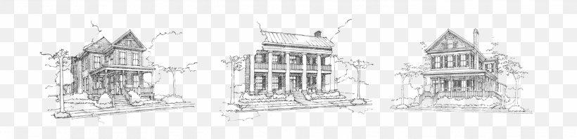 Facade Line Art Sketch, PNG, 2887x700px, Facade, Artwork, Black And White, Drawing, Line Art Download Free