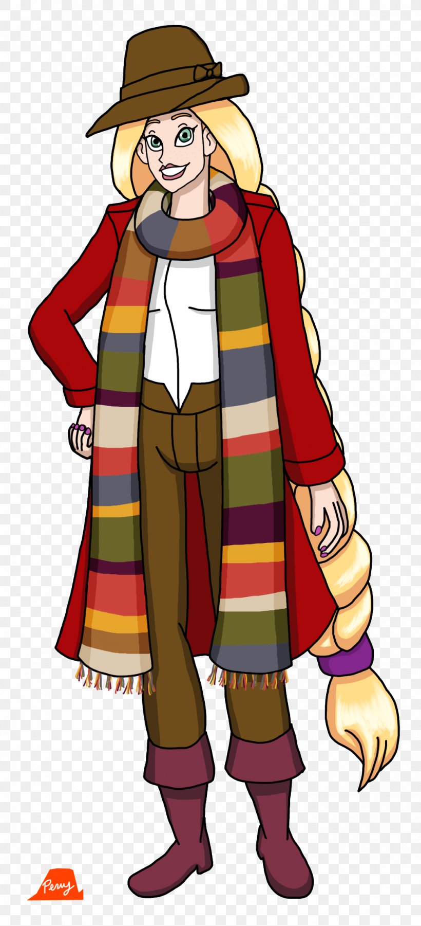 Fourth Doctor Gothel Santa Claus Art Rapunzel, PNG, 1007x2212px, Fourth Doctor, Art, Artist, Christmas, Clothing Download Free
