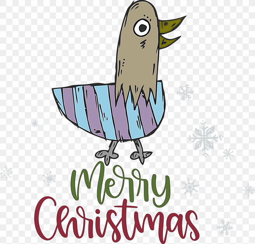 Merry Christmas, PNG, 3000x2865px, Merry Christmas, Beak, Birds, Cartoon, Ducks Download Free