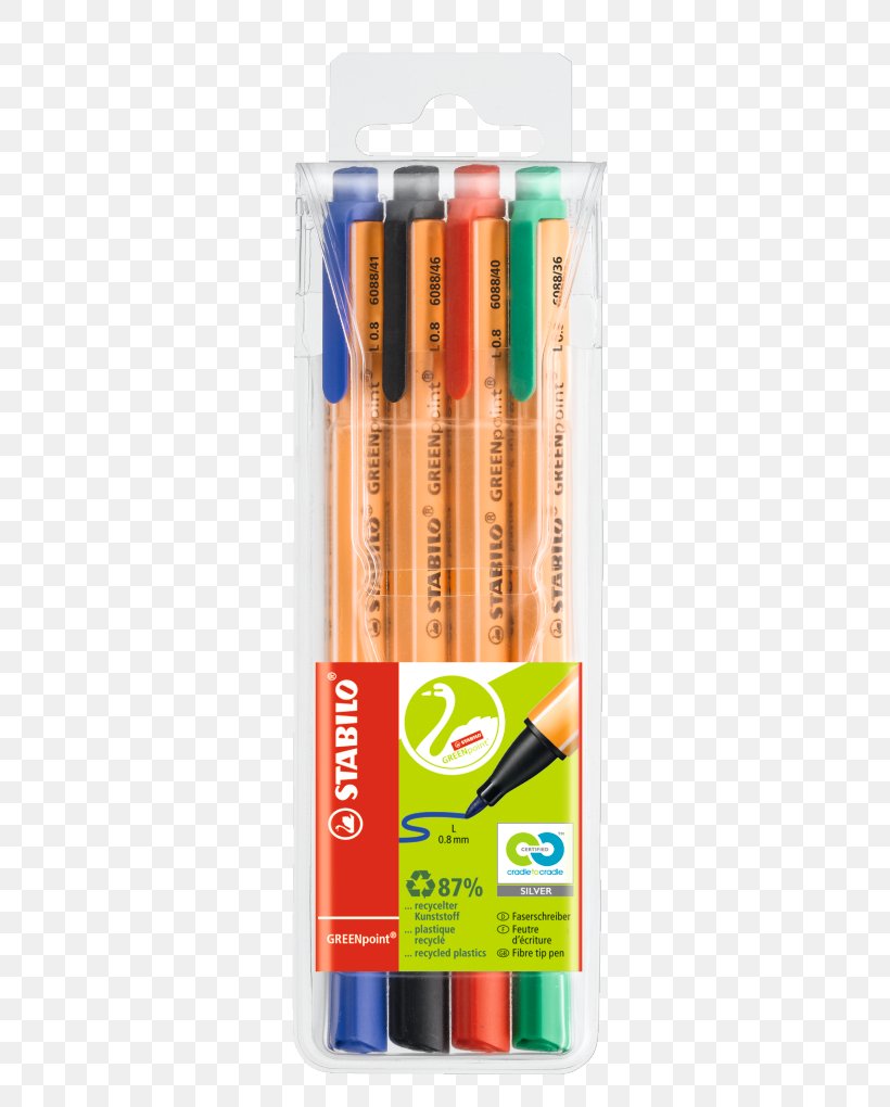 Paper Marker Pen GREENpoint Porous Point Pen Stabilo GREENpoint, PNG, 490x1020px, Paper, Drawing, Felt, Fiber, Marker Pen Download Free