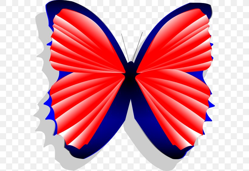 Butterfly Blue Clip Art, PNG, 600x565px, Butterfly, Azure, Blue, Cartoon, Color Download Free