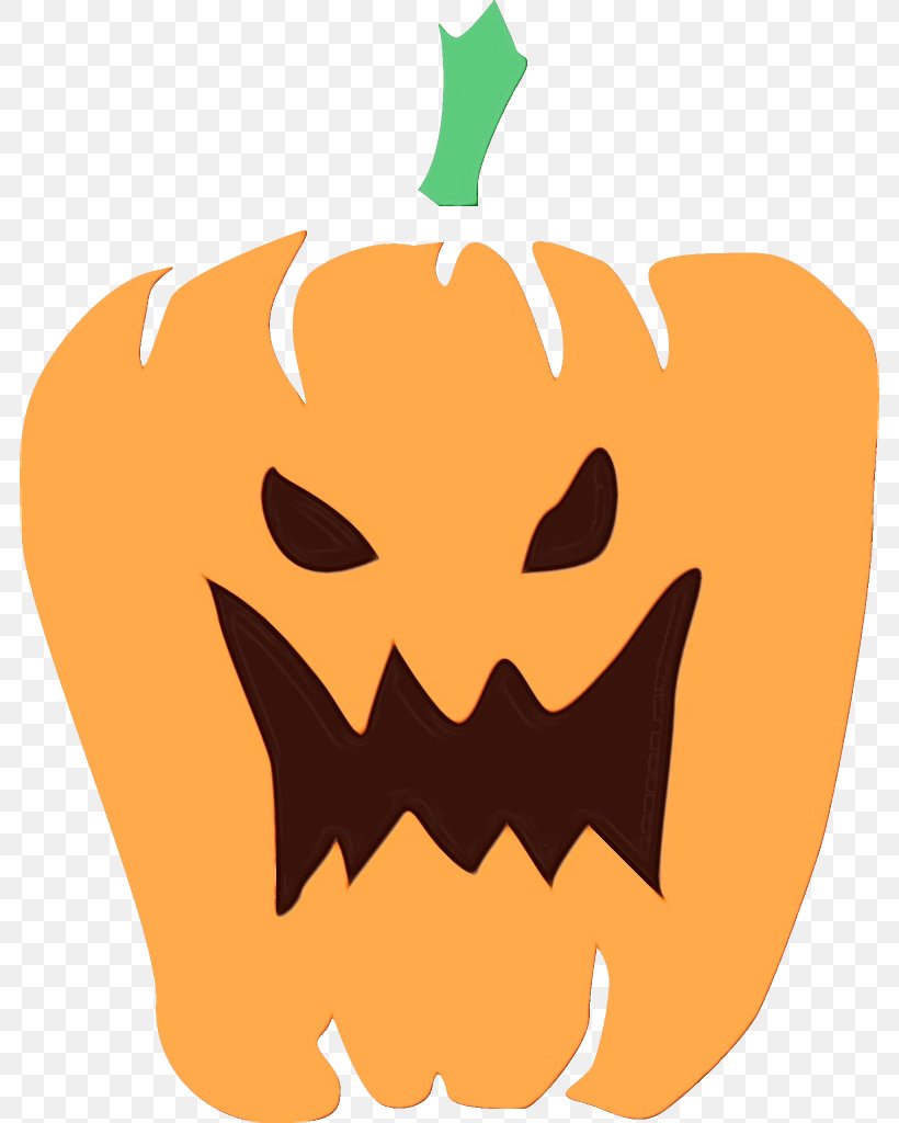 Orange, PNG, 784x1024px, Watercolor, Calabaza, Facial Expression, Head, Jackolantern Download Free