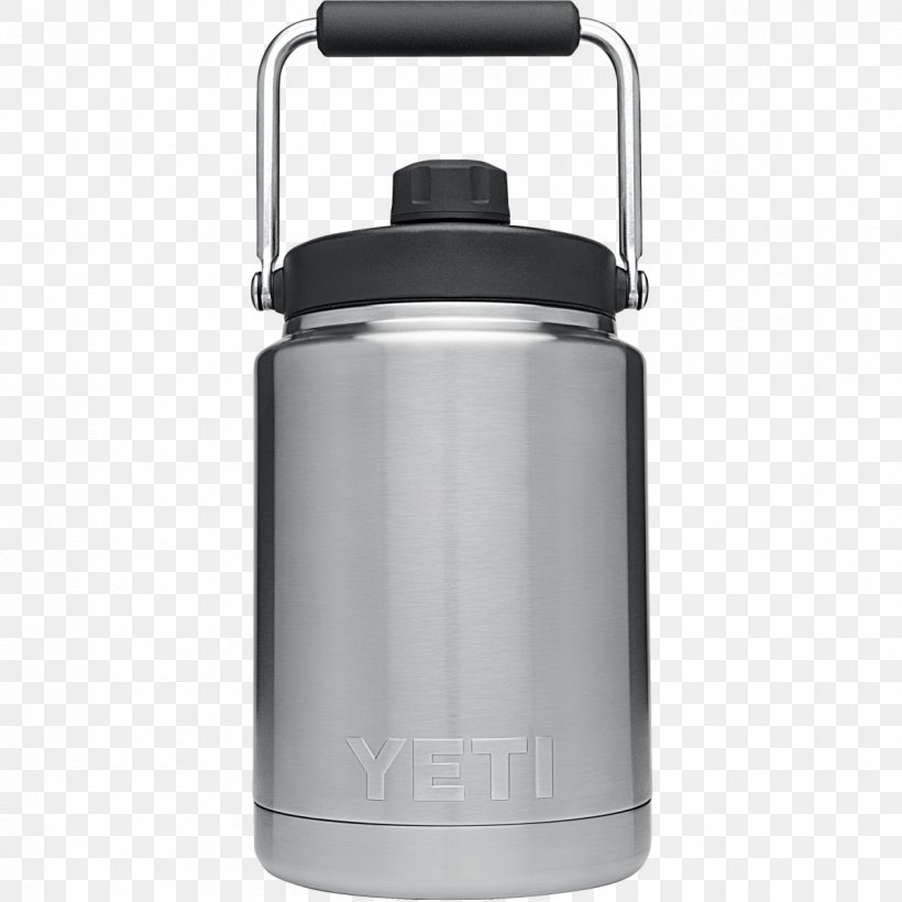 YETI Rambler One Gallon Jug Imperial Gallon Water Bottles, PNG, 1200x1200px, Yeti, Bottle, Cooler, Cylinder, Drink Download Free
