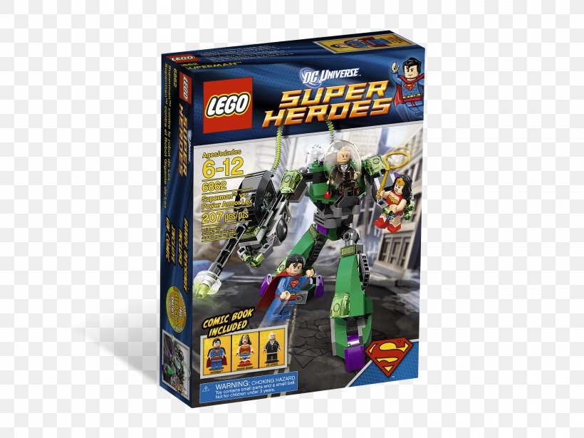 Lex Luthor Superman Lego Batman 2: DC Super Heroes Lego Super Heroes, PNG, 4000x3000px, Lex Luthor, Kryptonite, Lego, Lego Batman 2 Dc Super Heroes, Lego Minifigure Download Free