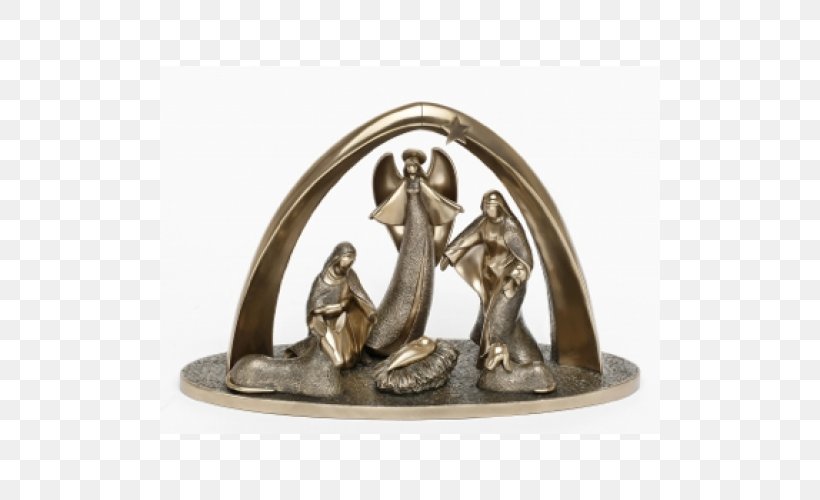 Nativity Scene Christmas Figurine Nativity Of Jesus Sculpture, PNG, 500x500px, Nativity Scene, Angel, Brass, Bronze, Bronze Sculpture Download Free