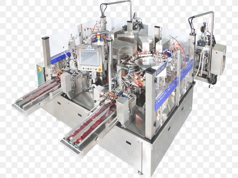 Vertical Form Fill Sealing Machine Packaging And Labeling Vacuum Packing Food Packaging, PNG, 742x615px, Machine, Agricultural Machinery, Blister Pack, Filler, Food Packaging Download Free
