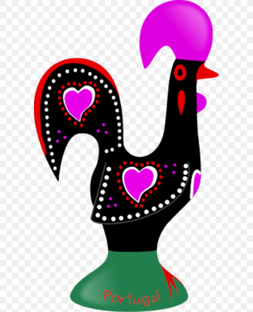 Barcelos, Portugal Chicken Rooster Of Barcelos, PNG, 600x1008px, Watercolor, Cartoon, Flower, Frame, Heart Download Free