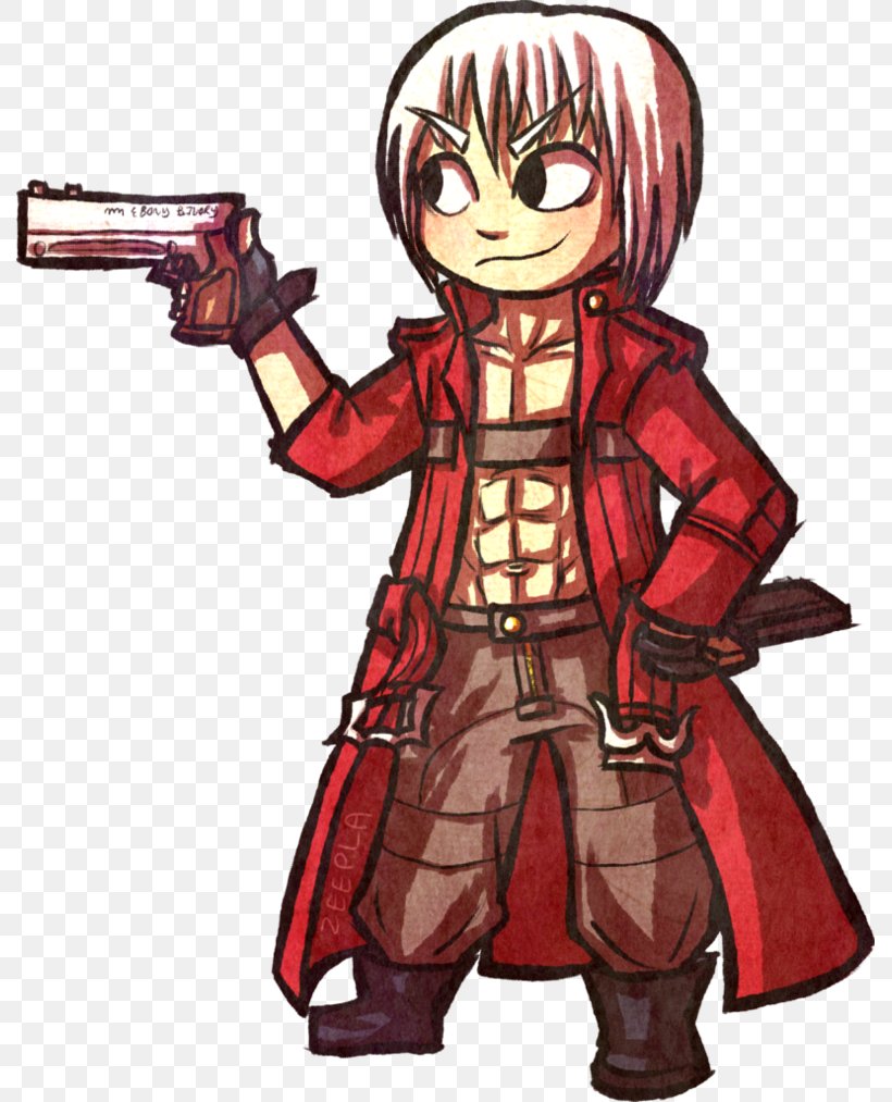 Devil May Cry 3: Dante's Awakening Devil May Cry 4 Drawing Cartoon, PNG, 789x1013px, Watercolor, Cartoon, Flower, Frame, Heart Download Free