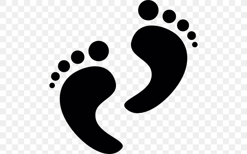 Footprint Infant Child Clip Art, PNG, 512x512px, Footprint, Birth, Black, Black And White, Child Download Free