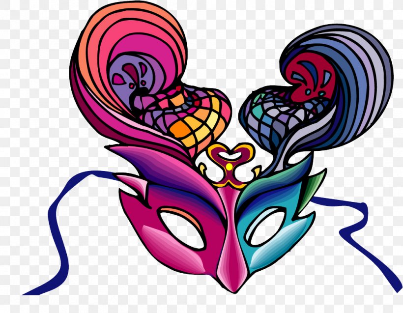 Carnival Of Venice Animation Mask Clip Art, PNG, 1001x778px, Watercolor, Cartoon, Flower, Frame, Heart Download Free