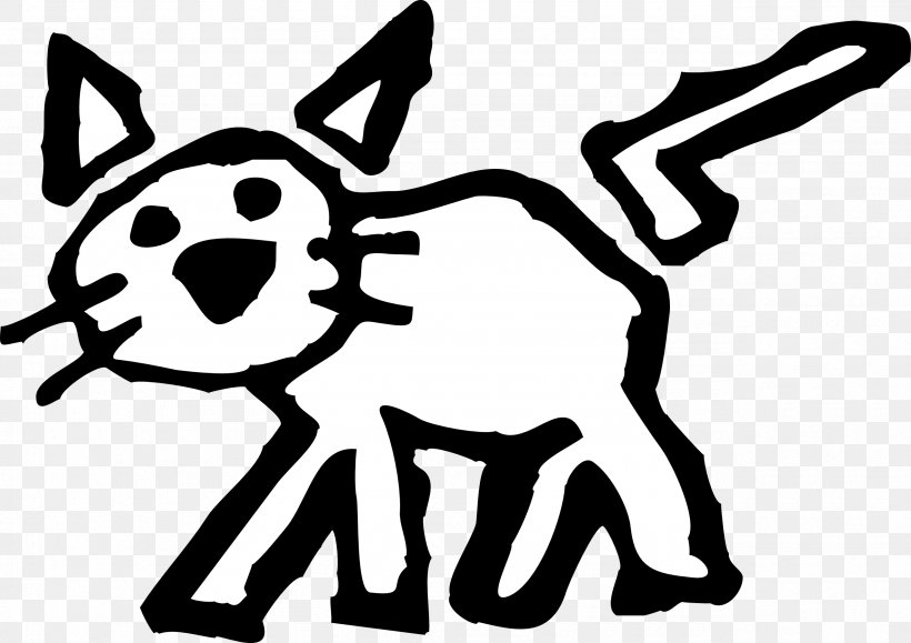 Felix The Cat Kitten Cartoon Clip Art, PNG, 2555x1805px, Cat, Area, Art, Bicolor Cat, Black Download Free