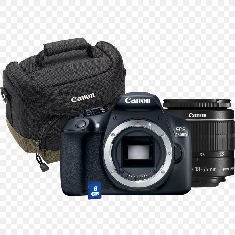Canon EOS 1300D Canon EOS 1000D Canon EF-S 18–55mm Lens Canon EOS 350D Canon EF-S Lens Mount, PNG, 1500x1500px, Canon Eos 1300d, Active Pixel Sensor, Camera, Camera Accessory, Camera Lens Download Free