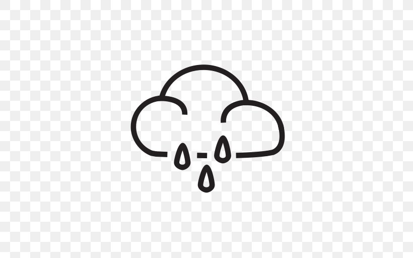 Rain Symbol Cloud, PNG, 512x512px, Rain, Area, Auto Part, Black, Black And White Download Free