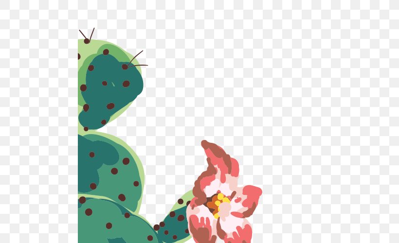 Green Cactaceae, PNG, 500x500px, Green, Art, Cactaceae, Fictional Character, Flower Download Free