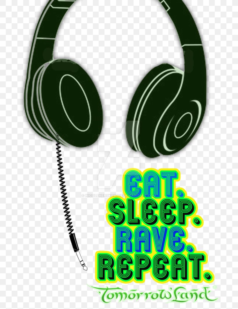 Headphones Logo Tomorrowland, PNG, 751x1063px, Headphones, Audio, Audio Equipment, Brand, Green Download Free