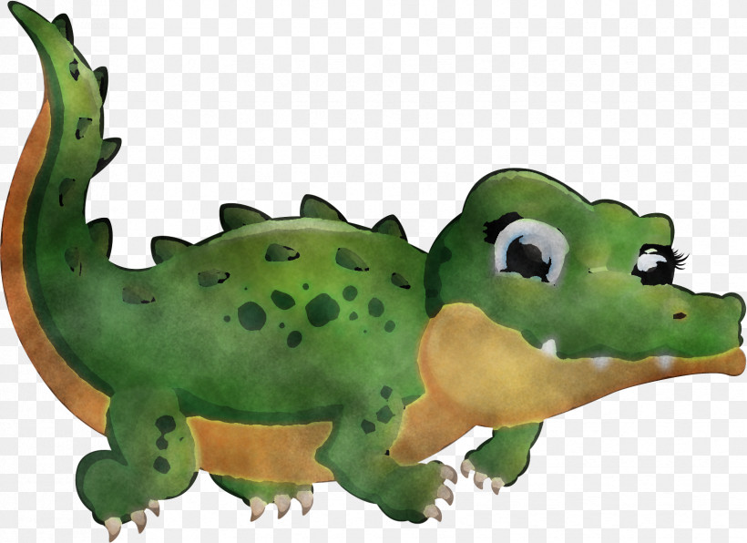 Animal Figure Green Crocodile Cartoon Reptile, PNG, 1652x1202px, Animal Figure, Animation, Cartoon, Crocodile, Crocodilia Download Free