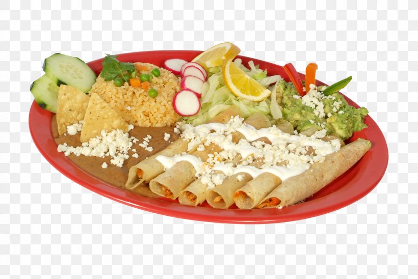Mexican Cuisine Taquito Taco Frijoles Charros Totopo, PNG, 1360x910px, Mexican Cuisine, Appetizer, Breakfast, Corn Tortilla, Cuisine Download Free