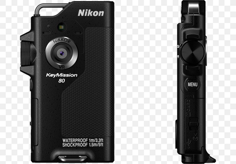 Nikon KeyMission 80 Nikon KeyMission 360 Action Camera Nikon KeyMission 170, PNG, 682x570px, 4k Resolution, Nikon Keymission 80, Action Camera, Camcorder, Camera Download Free