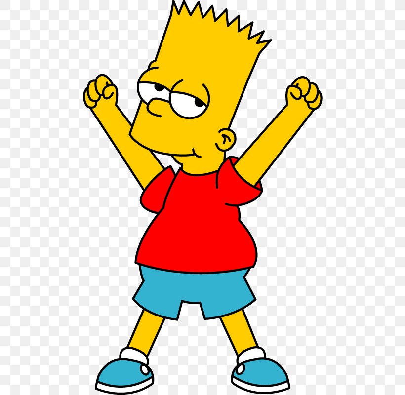 Bart Simpson Animation Clip Art, PNG, 486x800px, Bart Simpson, Animation, Area, Art, Artwork Download Free