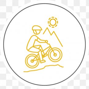 Mountain Biker - Clip Art Milliradian Reticle Brand Line PNG