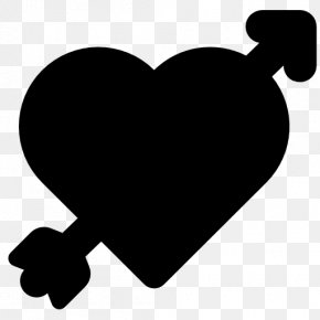 Through - Heart Arrow Clip Art PNG
