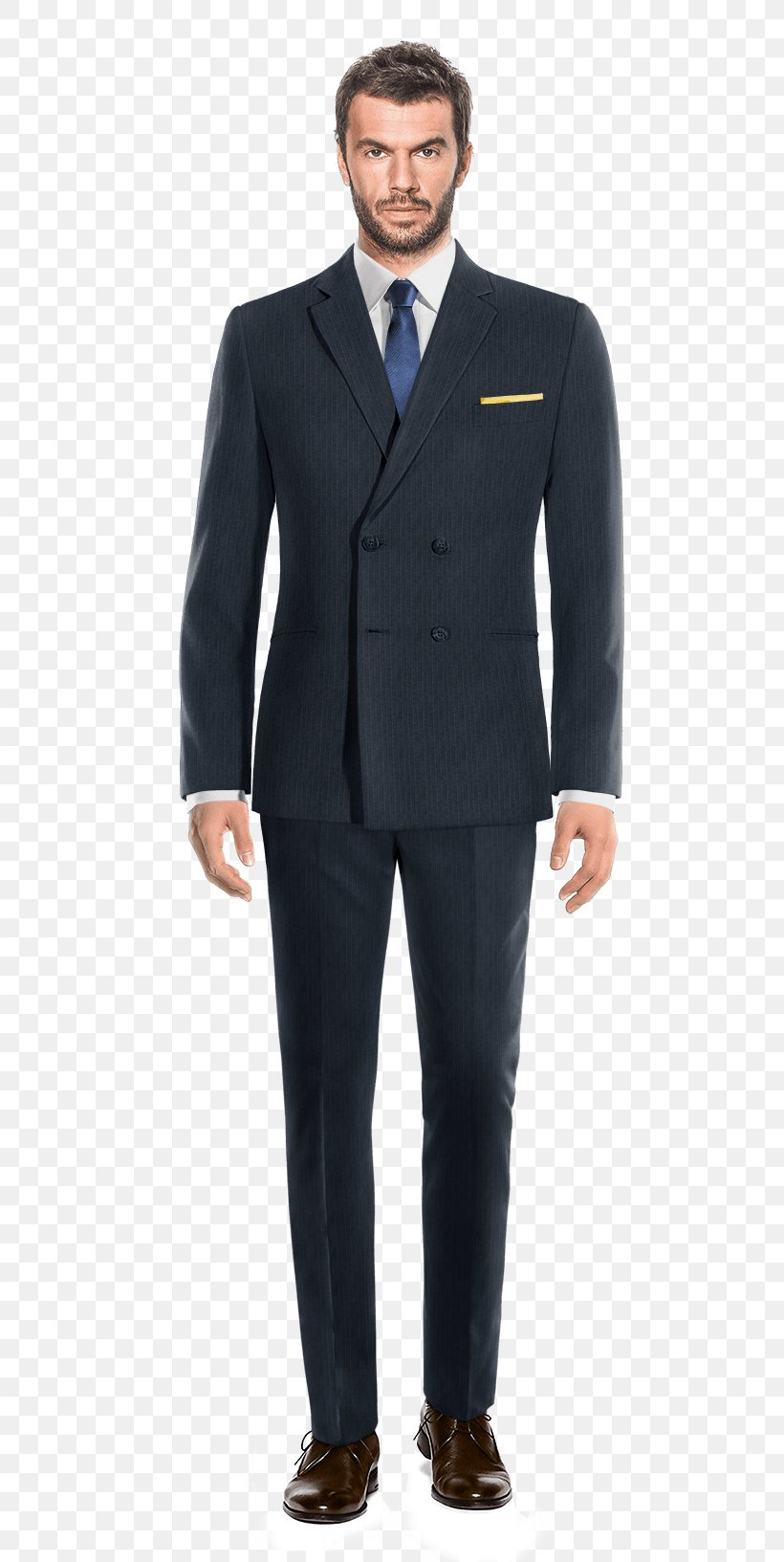Suit JoS. A. Bank Clothiers Blue Tailor Slim-fit Pants, PNG, 600x1633px, Suit, Bespoke Tailoring, Blazer, Blue, Business Download Free