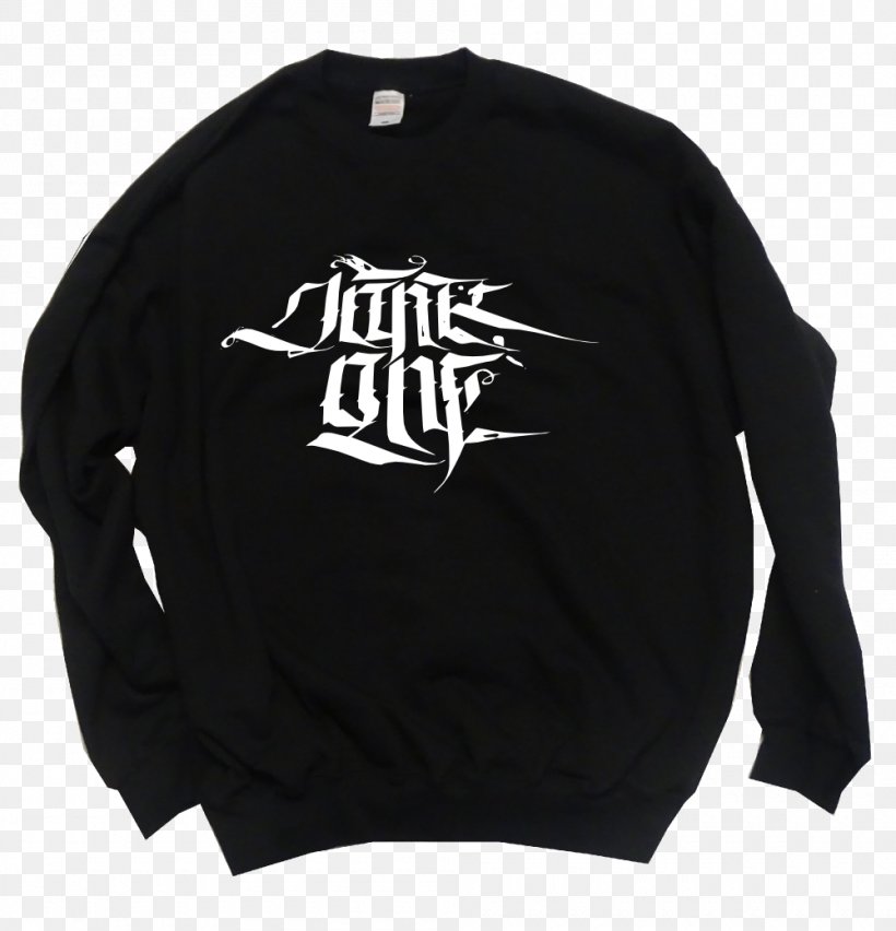 T-shirt Hoodie Sleeve Black Sweater, PNG, 1000x1040px, Tshirt, Black, Bluza, Brand, Calligraphy Download Free