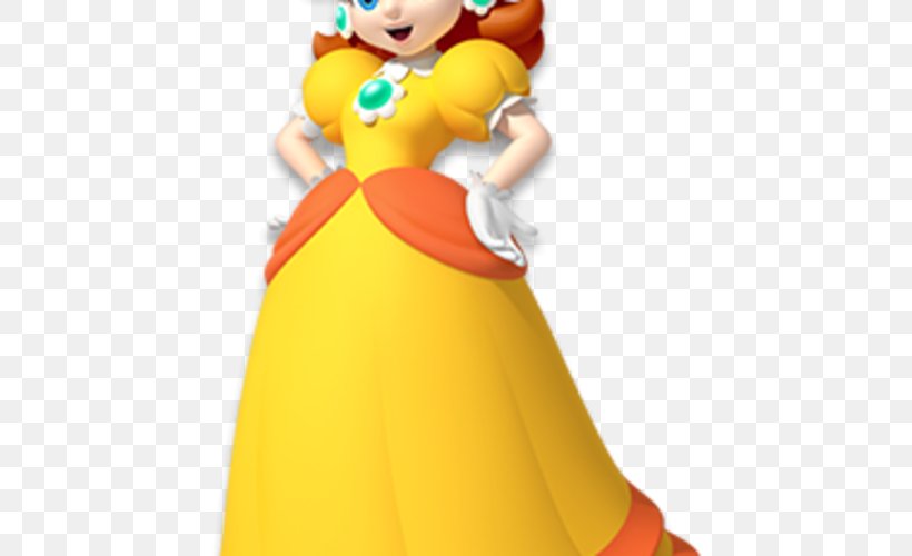 Mario Kart 7 Princess Daisy Princess Peach Mario Bros. Super Mario Kart, PNG, 500x500px, Mario Kart 7, Costume, Doll, Fictional Character, Figurine Download Free
