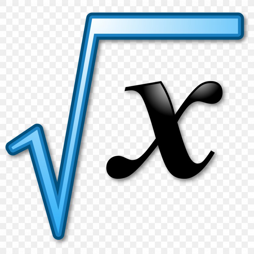 Square Root Mathematics Quadratic Equation Real Number, PNG, 2000x2000px, Square Root, Absolute Value, Algebra, Blue, Brand Download Free
