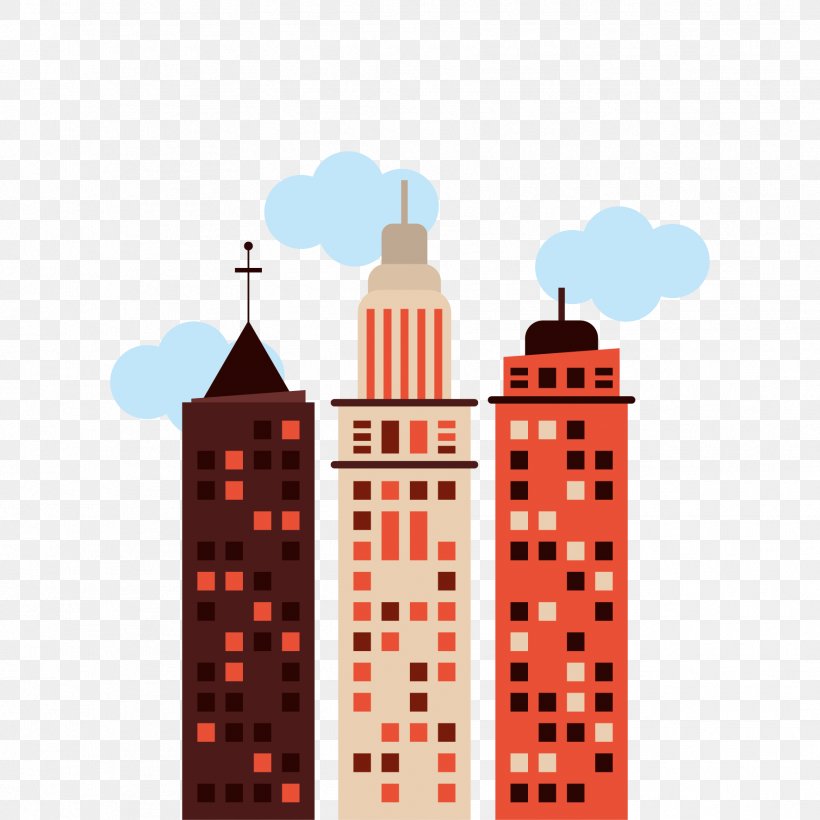 The Architecture Of The City Cartoon Illustration, PNG, 1772x1772px, Architecture Of The City, Architecture, Cartoon, Flat Design, Photography Download Free