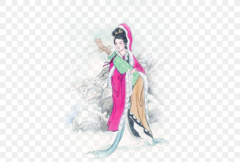 Zhaojun Tomb Han Dynasty Nam U6f22u5baeu79cb Four Beauties, PNG, 382x554px, Watercolor, Cartoon, Flower, Frame, Heart Download Free