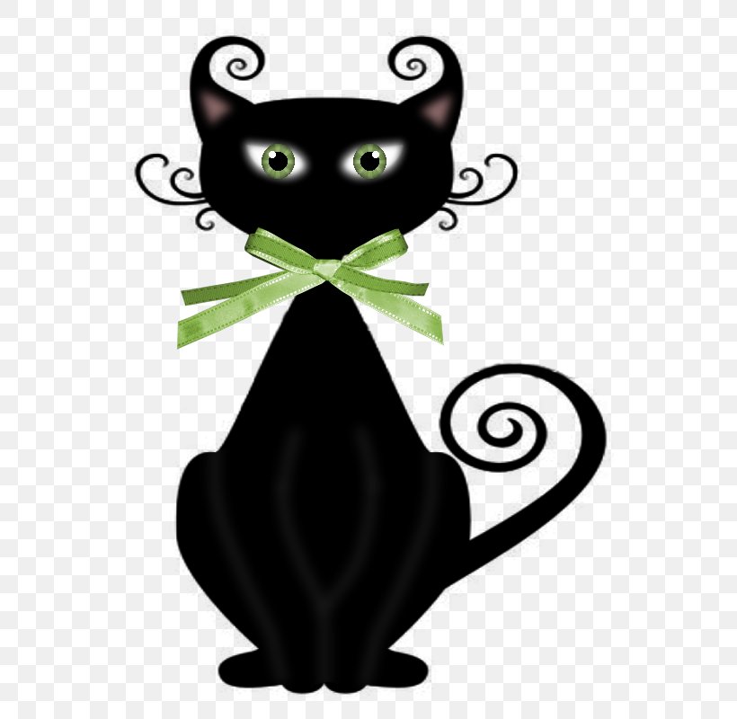 Black Cat Kitten Clip Art, PNG, 555x800px, Cat, Black And White, Black Cat, Carnivoran, Cartoon Download Free