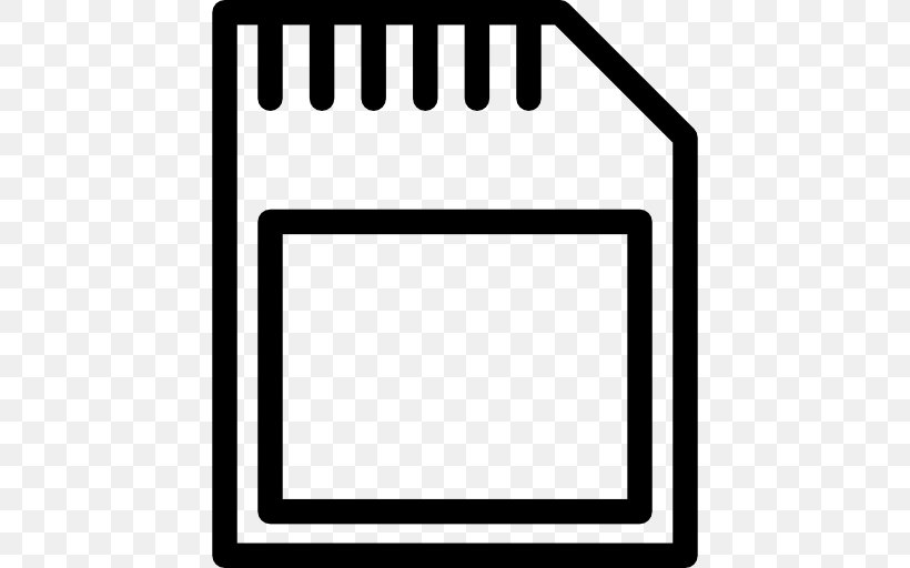 Flash Memory Cards Secure Digital Clip Art, PNG, 512x512px, Flash Memory Cards, Area, Black, Black And White, Computer Data Storage Download Free