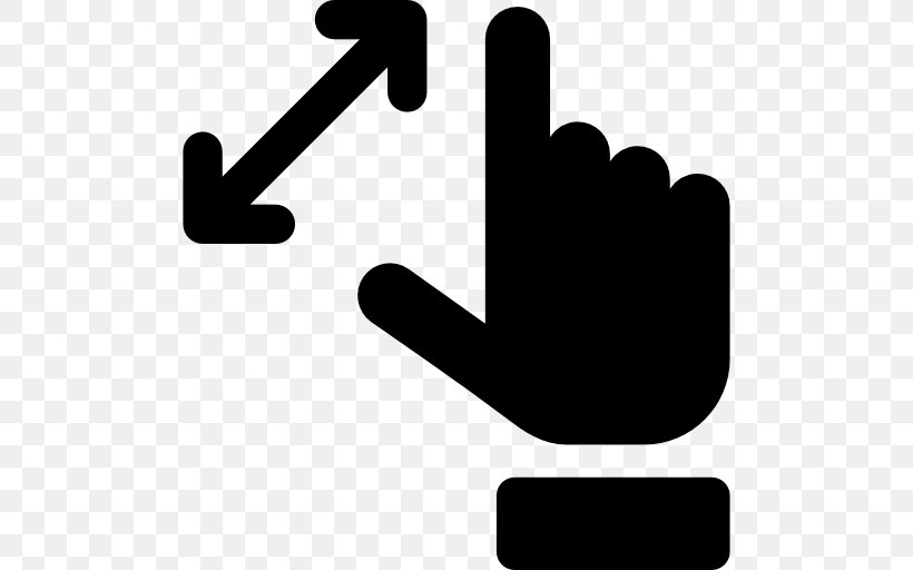 Hand Finger Gesture, PNG, 512x512px, Hand, Area, Black, Black And White, Finger Download Free