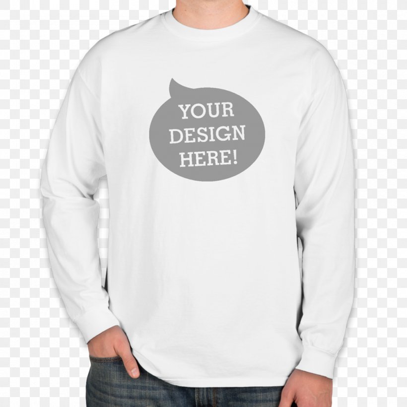 Long-sleeved T-shirt White, PNG, 1000x1000px, Tshirt, Blouse, Brand, Clothing, Custom Ink Download Free