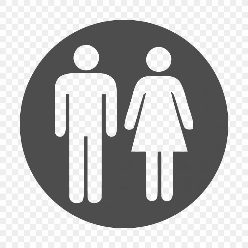 Public Toilet Sign Female Bathroom, PNG, 833x833px, Public Toilet, Bathroom, Black And White, Brand, Female Download Free