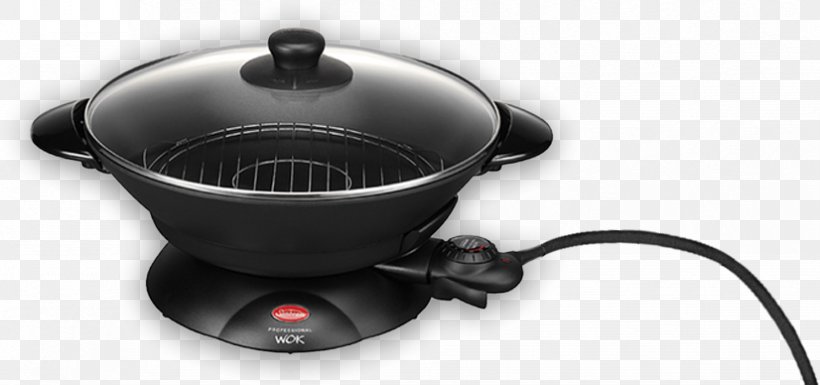 Wok Home Appliance Sunbeam Products Electricity Kitchen, PNG, 826x388px, Wok, Blender, Cooker, Cooking, Cookware Download Free